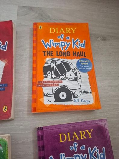 Diary of wimpy kids books