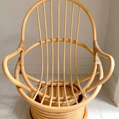mid century swivel chair