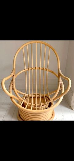 mid century swivel chair