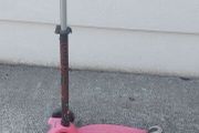 pink kids scooter