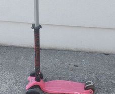 pink kids scooter