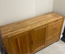 Solid Oak Cabinet Sideboard