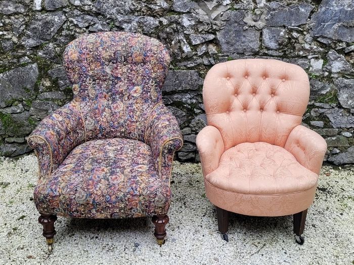 Vintage pair of armchairs