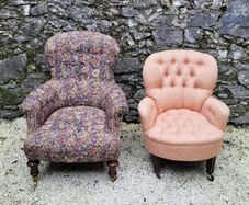 Vintage pair of armchairs