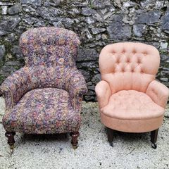 Vintage pair of armchairs
