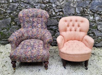 Vintage pair of armchairs