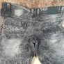 Mens southpole biker style jeans Size w 34 L 30 Black stonewash Image 8