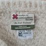 Caraigdoon caraig donn Irish wool beige creamy jumper cardigan XS Image 4