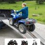 Heavy Duty Steel Ramps Fit for ATV, UTV, Motorcycle, Electric Bicycle, etc Image 2