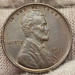 USA United States 1911 D Lincoln Wheat Penny Cent Beautiful Uncirculated