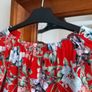 Red Floral Dress Image 2