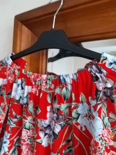 Red Floral Dress