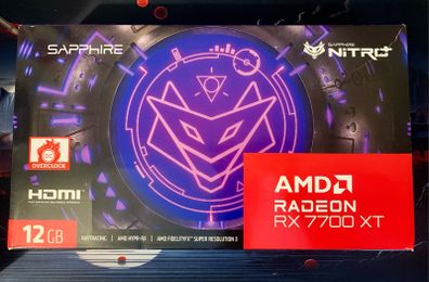 Sapphire Nitro + 7700 XT 12GB GPU
