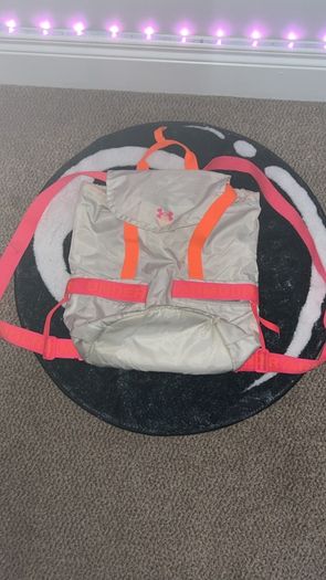 Under Armour Women's UA Favorite Backpack One Size White Pink Orange