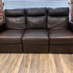 Premium 3 seater leather sofa