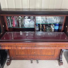 Converted Piano Drinks Cabinet