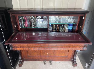 Converted Piano Drinks Cabinet