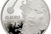 Ireland Luke Kelly Coin 2020 Silver Proof 15 Euro with Original Holder and Coa