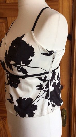 Principles Petites Ladies Black and White Cotton Blend 2 Piece skirt and Top Set 12/14  including postage