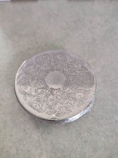 Set of 3 Silver plated Coasters