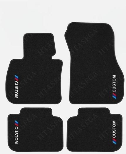 Quality Velour Car Floor Mats custom logo