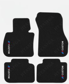 Quality Velour Car Floor Mats custom logo