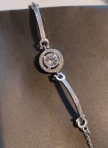 Brand New Silver Diamante Bracelet