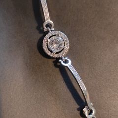 Brand New Silver Diamante Bracelet