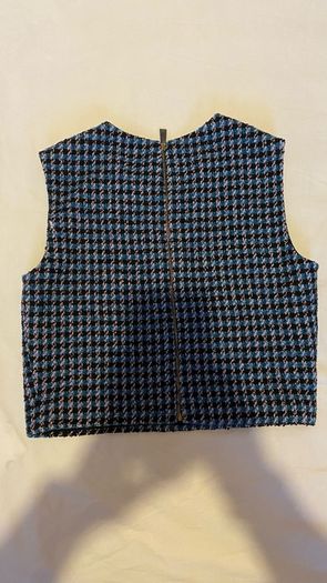 Pinko designer tweed bue top