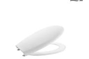 Roca Victoria white toilet seat and cover with antibacterial properties