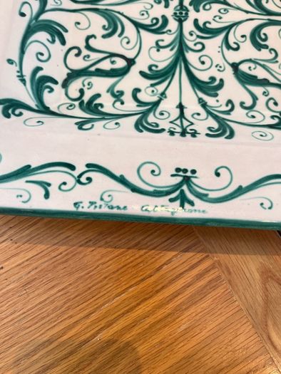 Vintage Sicilian Ceramic Tray