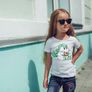Cute Funny Unicorns Printed Girls T-shirt Tee Top Shirt Birthday Girl Tees Tops Shirts Image 7