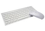 Keyboard Lightweight Ultra Thin Mini USB Wireless Standard English Keyboard & Optical Mouse Kit Set For PC Desktop Apple iPhone iPad Mac iMac