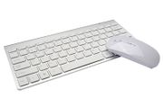 Keyboard Lightweight Ultra Thin Mini USB Wireless Standard English Keyboard &amp; Optical Mouse Kit Set For PC Desktop Apple iPhone iPad Mac iMac