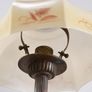 1930s Art Deco bronze/metal lamp with original shade Image 2