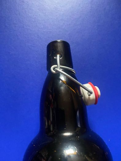 glass storage bottles clip top 1 liter