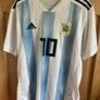 MUST GO Argentina Adidas Home Jersey Messi 10, Used Image 2