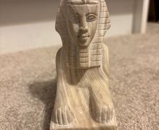 Vintage Hand Carved Figurine of the Great Sphinx of Giza