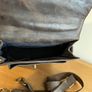 Handmade Brown Leather Cross-Body Bag Image 4