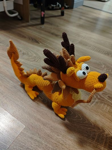 Hand-Crocheted Chinese Loong