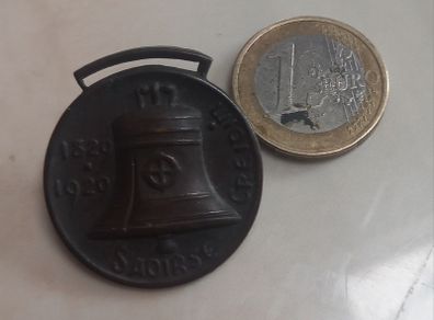 1929 antique commemorative badge brooch. D18 post 4e