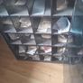 vintage industrial metal pigeonhole cabnit Image 3