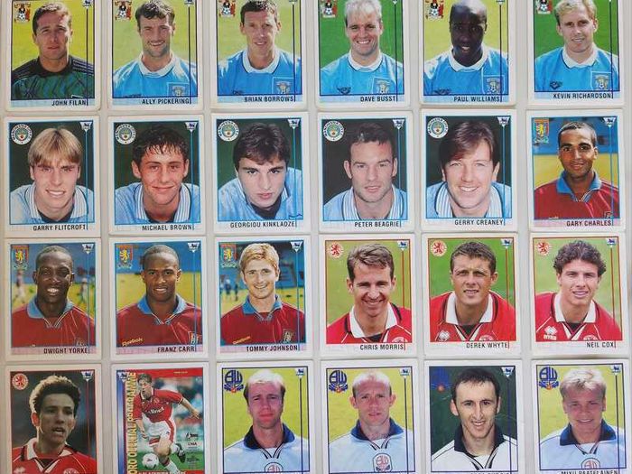 '96 Premier League - Merlin stickers