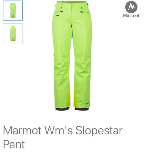 Marmot Women's Slopestar Pants LARGE