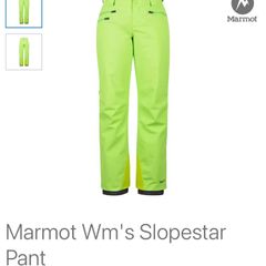 Marmot Women's Slopestar Pants LARGE