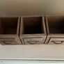 Set of 3 Vintage Shabby Chic Wooden Drawers Image 4