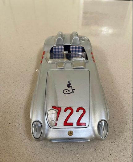 Mercedes 300 SLR Signed Stirling Moss COA 1/18
