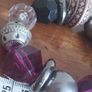 Vintage bracelet with purple beads. Image 6