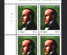 2007 Ireland Birth Centenary of James Fintan Lalor Commemorative Stamp Plate Block 1A1A1A1A Mint Never Hinged (MNH)