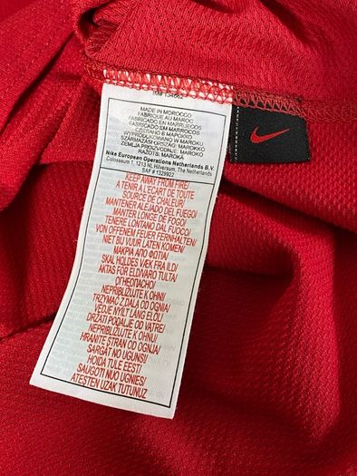 Nike Manchester United Mens 2006/2007 Home Long Sleeve Jersey No.4 Heinze Size Medium